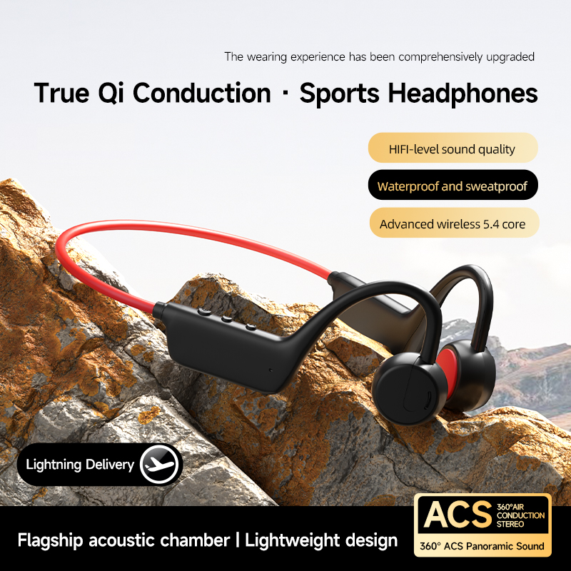 Bone Conduction Running Headphones - X1Pro Draadloze Sport Open-Oor Air Conduction