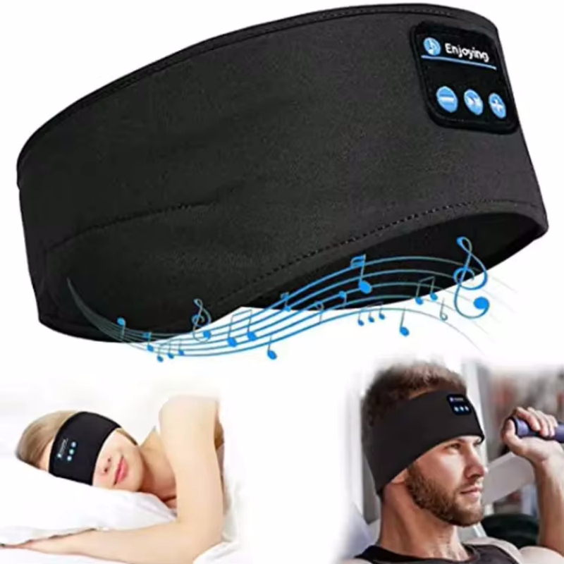 Sleep Mask Headphones Bluetooth - Slaapmasker Bluetooth-slaaphoofdtelefoon Hoofdband Dun Zacht Elastisch