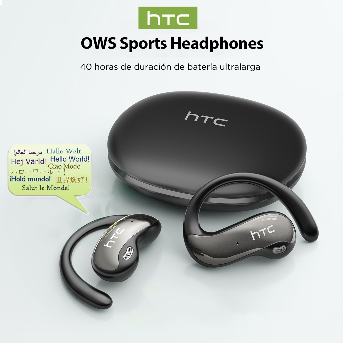 Type C Wired Earphones With Mic - HTC NE19 Bluetooth-oortelefoon AI OWS Sport