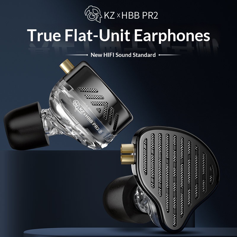 Planar Magnetic Iem Earphones - Op voorraad: Kz‑Pr2 planaire magnetische IEM-oordopjes,