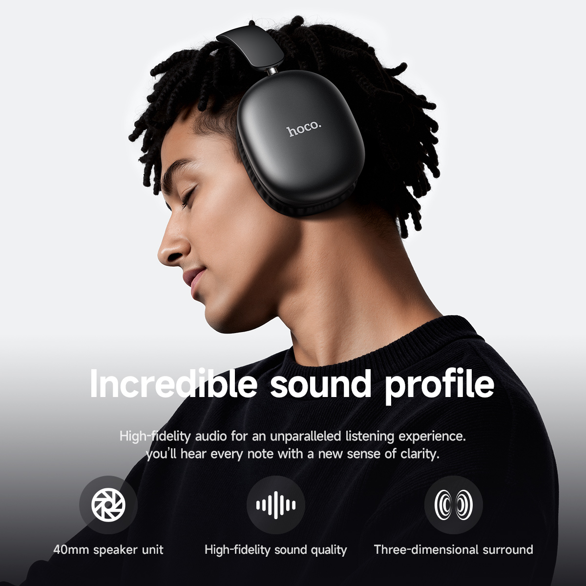 HOCO W73 Opvouwbare Bluetooth  - Anc Wireless Over Ear Headphones recensie en prijs