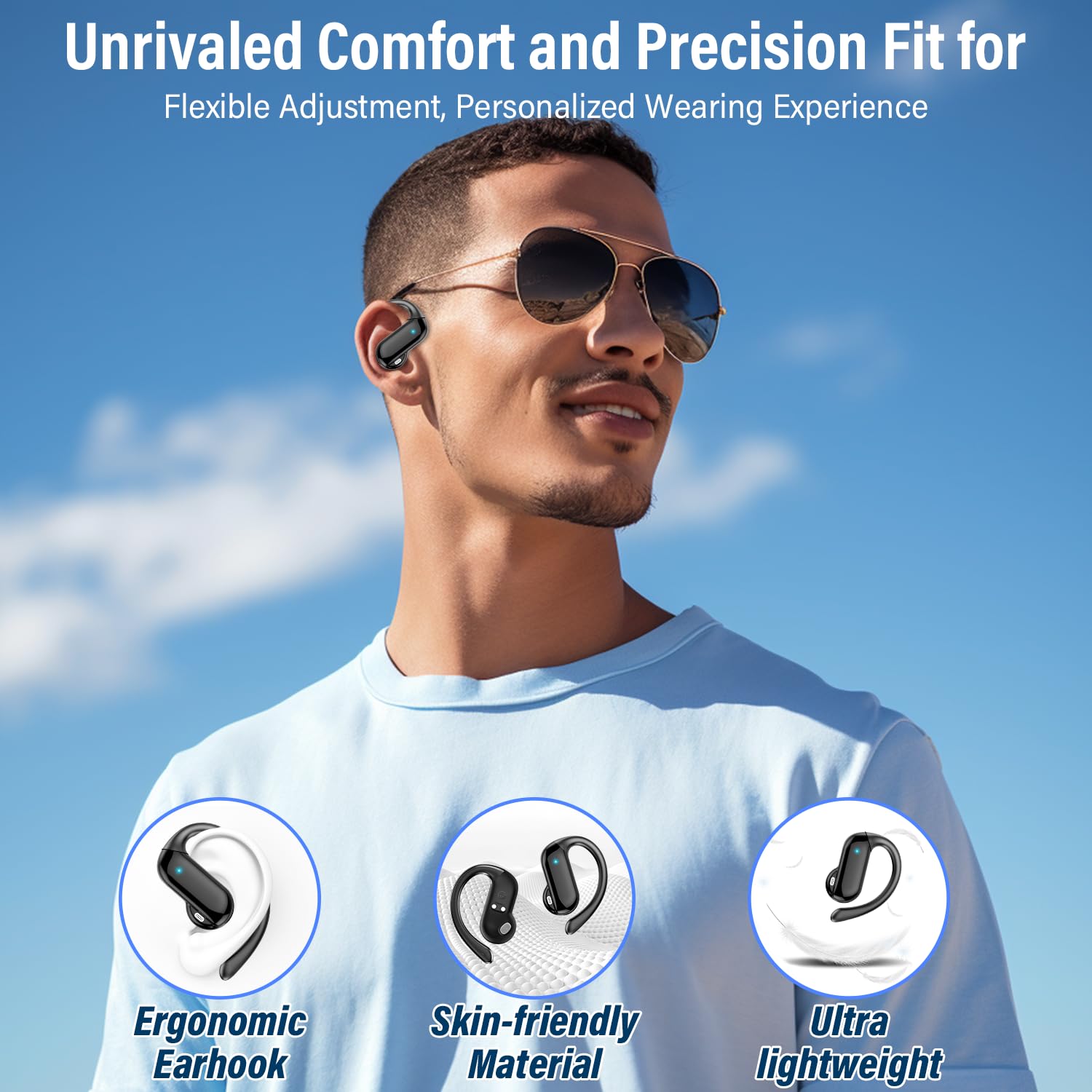 2026 Open-Ear Oordopjes Blueto - Open Ear Air Conduction Headphones recensie en prijs