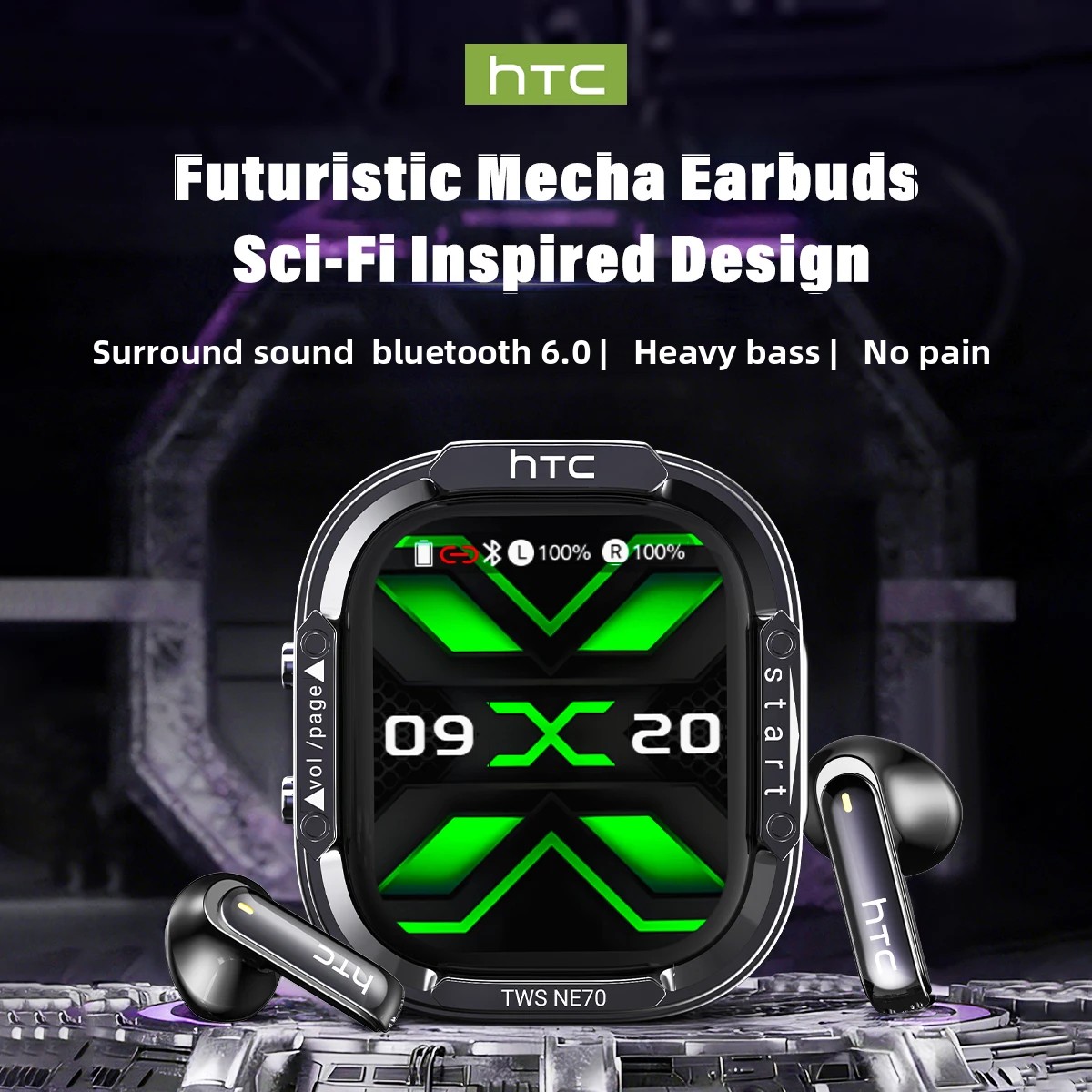 HTC NE70 Bluetooth V6.0-hoofdt - Type C Wired Earphones With Mic recensie en prijs