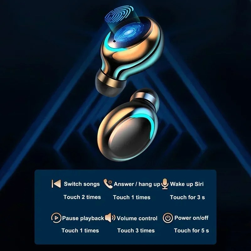Nieuwe F9 Bluetooth-hoofdtelef - Tws Earbuds Bluetooth 5.3 recensie en prijs