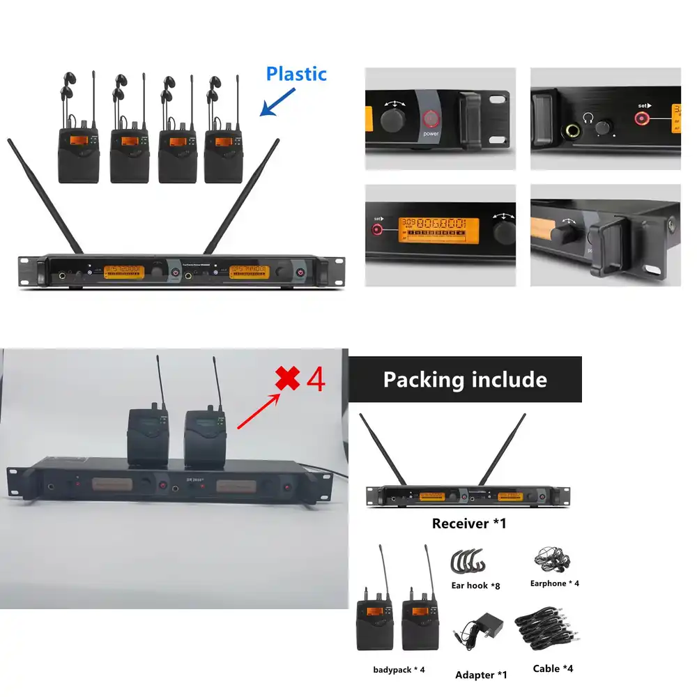 572-603MHz 2050EX Dubbele Zend - In Ear Monitors For Singers recensie en prijs