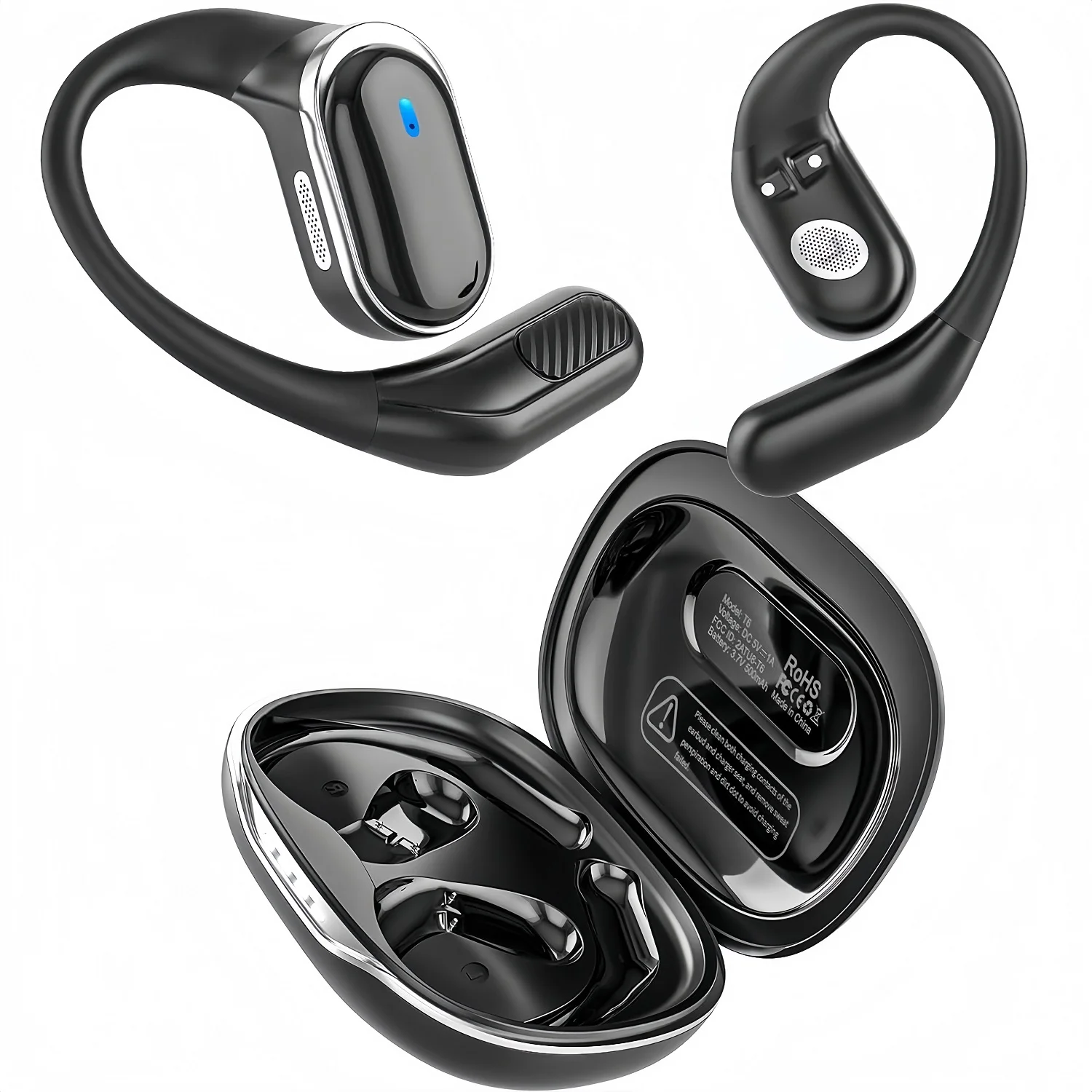 Bluetooth-oordopjes Draadloze  - Open Ear Air Conduction Headphones recensie en prijs