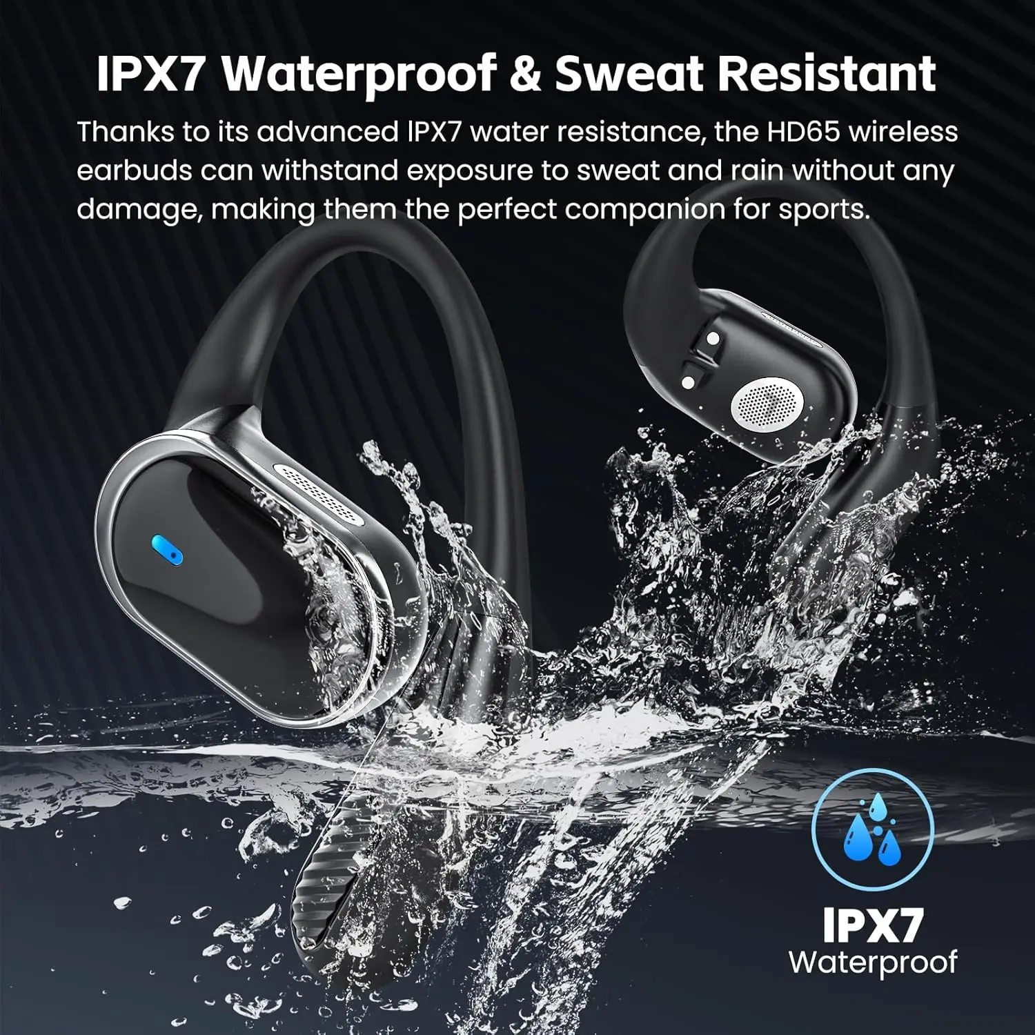 Bluetooth-oordopjes Draadloze  - Open Ear Air Conduction Headphones recensie en prijs